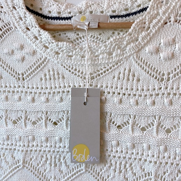 BODEN Claudia Textured Knitted Dress 100% Cotton - Picture 7 of 10